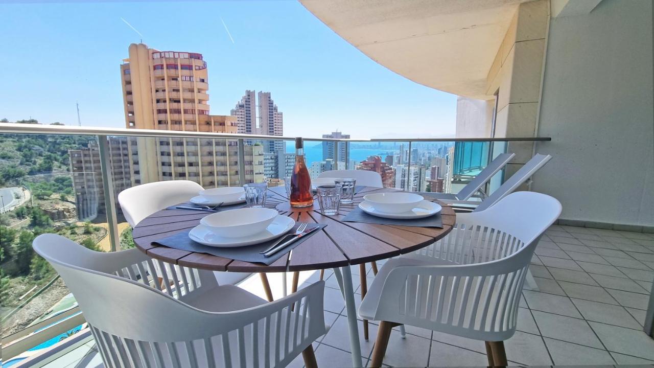 Skyline 9 Apartamento De 2 Dormitorios Soleado Con Terraza Privada Benidorm Buitenkant foto