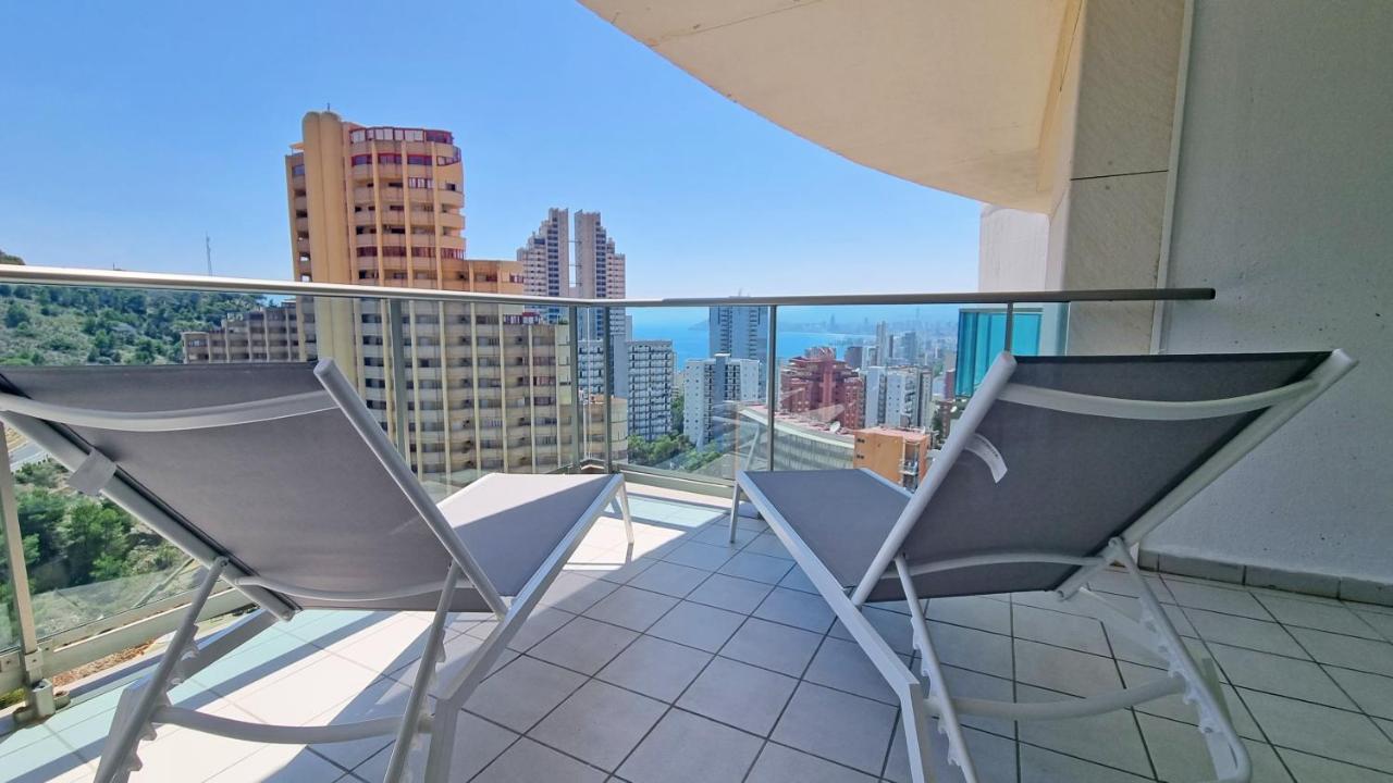 Skyline 9 Apartamento De 2 Dormitorios Soleado Con Terraza Privada Benidorm Buitenkant foto